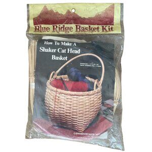 NOS Blue Ridge Shaker Cat Head Basket Kit  Basket DIY Craft Project Commonwealth